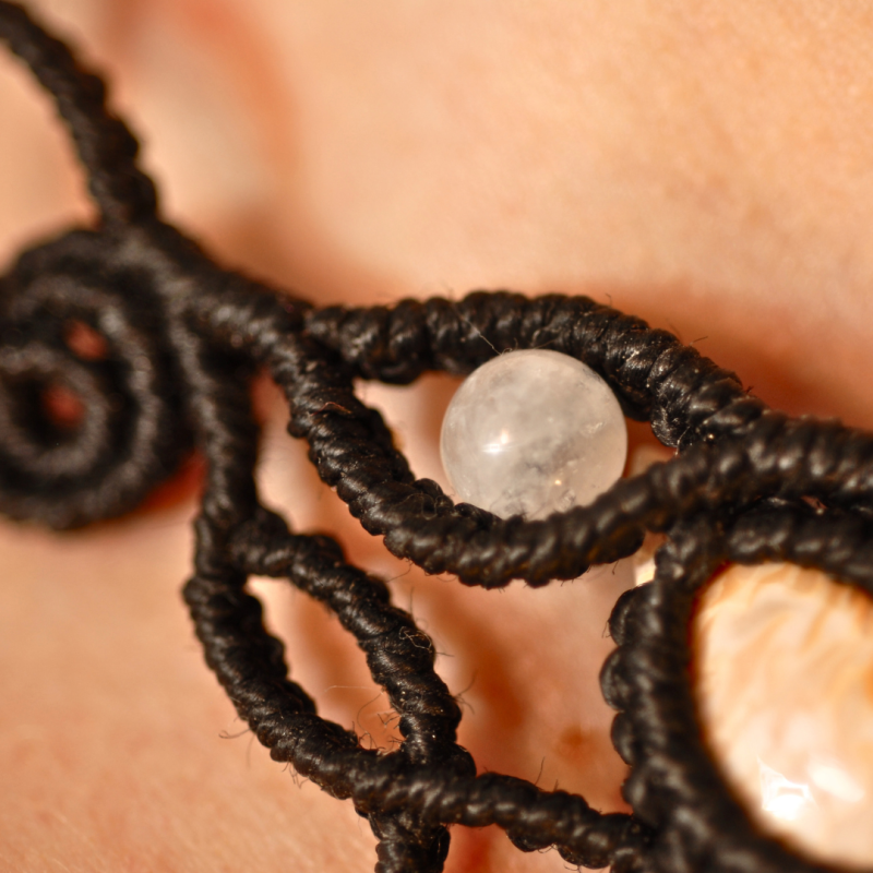 « Lune enlacée » - Collier