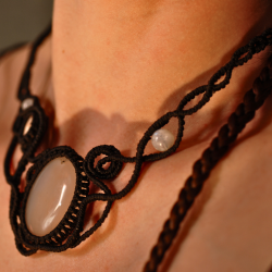 « Lune enlacée » - Collier