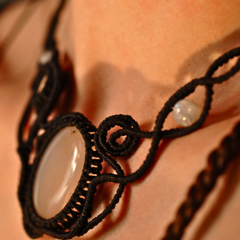 « Lune enlacée » - Collier