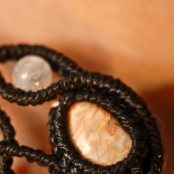 « Lune enlacée » - Collier